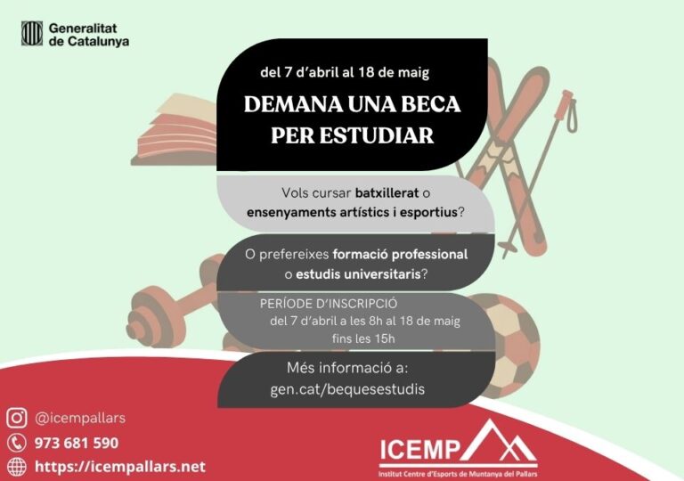 Beques estudis ICEM Pallars