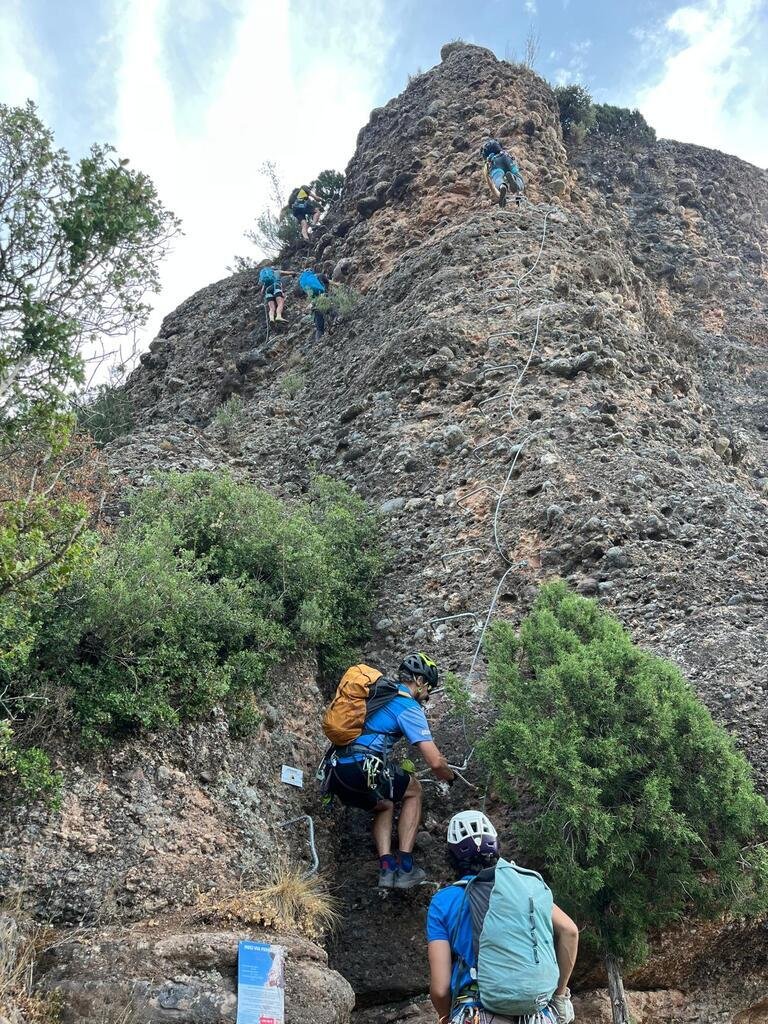 Formació a la via ferrata Icem Pallars