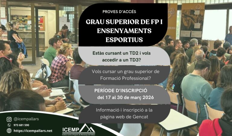 proves acces març 2026 ICEMP